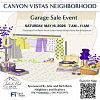 ๐ก Annual Canyon Vistas Neighborhood Garage Sale โ photo 1