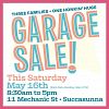 SATURDAY, MAY 16: Three families, one honkin' huge Garage Sale! — photo 1