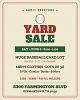 Multi Family yard sale