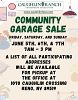 Community Garage Sale